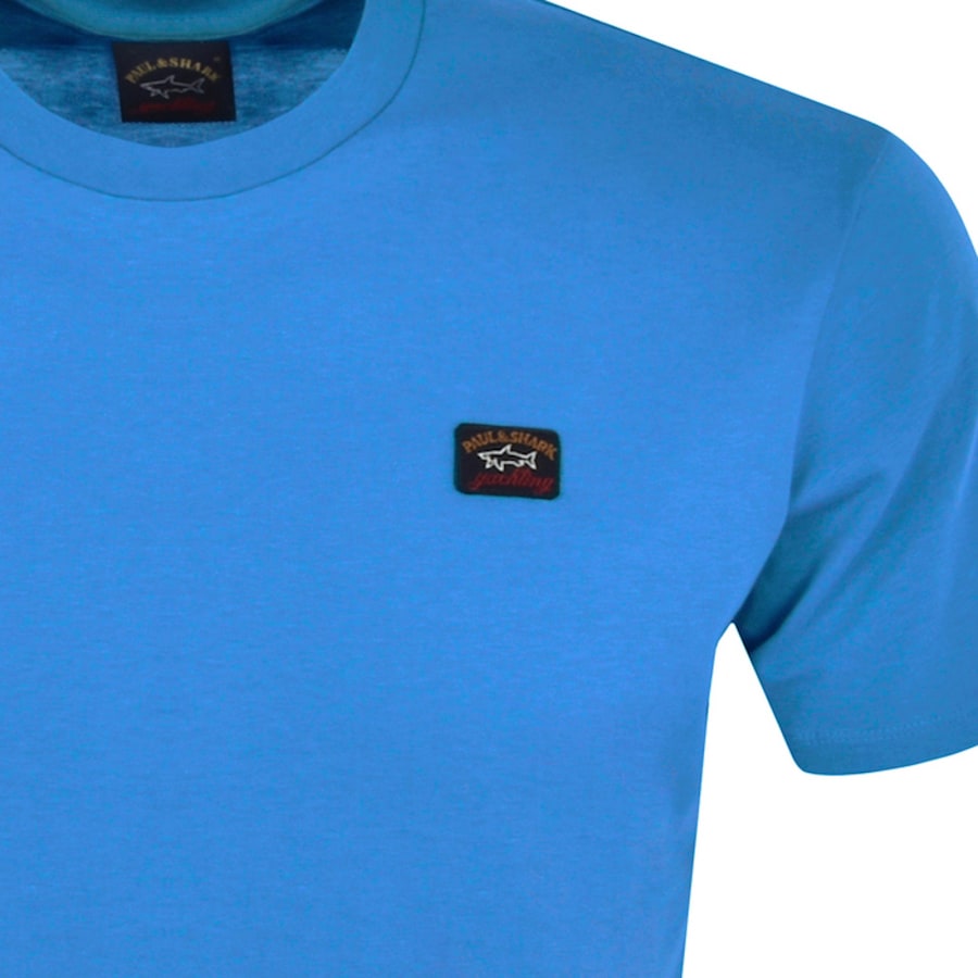 Tシャツ・カットソー PAUL  SHARK Men T Shirts C0P1240 50F BLUE Paul & Shark T Shirt Blue Mens Paul & Shark